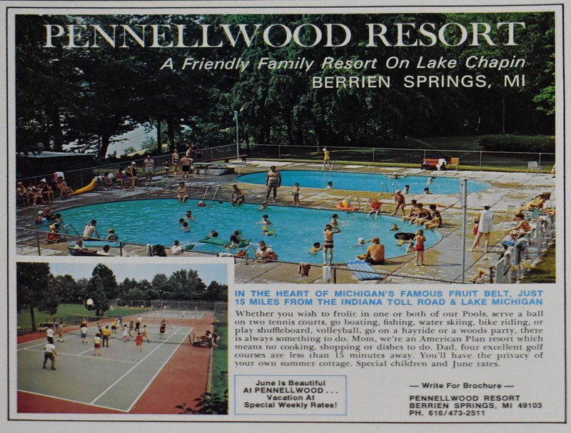 Pennellwood Resort - Vintage Ad (newer photo)